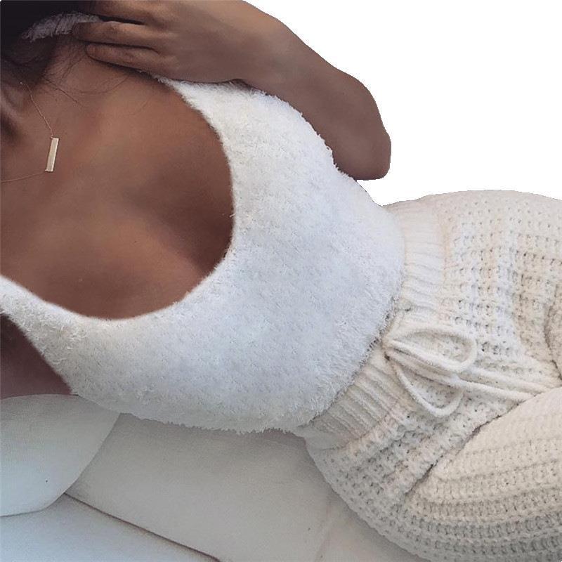 3pcs Womens Clothing Long Sleeve Crop Tank Top And Drawstring Shorts Pajama Set Athletic Digi Store