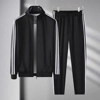 Navy Blue Long Sleeve Cardigan Suit Men's And Women's Spring And Autumn Athletic Digi Store
